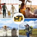 СУМКИ МОТОЦИКЛЕТНІ 60L ВОЛОГОСТІЙКЕ БІЧНІ СУМКИ PVC 2X30L WODOSZCZELNE ZM06  фото 12