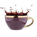 БОЛЬШАЯ КОФЕЙНАЯ ЧАШКА GLAMOUR 400 мл Aurora Gold