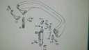 MERCEDES SL R230 CAOUTCHOUCS HYDRAULIQUE LI A2308600135 CAOUTCHOUCS HYDRAULIQUE GAUCHEphoto 6