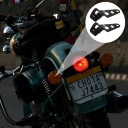 2 SZT. BLACK ALUMINUM HANDLES FASTENERS HEADLIGHTS MOTOCIKLINIO LATWY INSTALLATION  photo 9