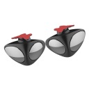 2 PCS NOIR RÉTROVISEUR LATÉRAL AUTOMOBILE EXTÉRIEUR AVEC WIDOKIEM 360 MARCHES PANORAMIQUE ELIMINUJACE MORT ZONEphoto 4