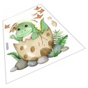 НАКЛЕЙКА НА ТУАЛЕТ ДИНОЗАВР УНИТАЗНЫЙ КОРЗИН