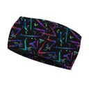 СПОРТИВНАЯ ПОВЯЗКА НА ГОЛОВУ - Неоновые каракули