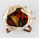 Opätovne použiteľná plátenná taška s nákupnou taškou so zapínaním na zips Hlavný materiál iný