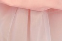 Elegantné šaty s mašľou pre dievča svadobné šaty družičky YY2 Dominujúci materiál polyester