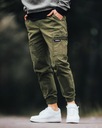 БРЮКИ-КАРГО Оливкового цвета из хлопка JOGGER JIGGAWEAR, размер M