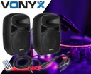 Светодиодная аудиосистема Vonyx USB SD BT мощностью 400 Вт