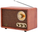 Стильное деревянное ретро-радио Adler Bluetooth FM