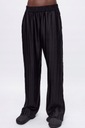 Zara NH8 kgc čierne rovné plisované nohavice XS Stredová část (výška v páse) vysoká