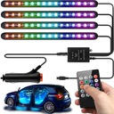 RGB СВЕТОДИОДНОЕ ОСВЕЩЕНИЕ ДЛЯ ИНТЕРЬЕРА АВТОМОБИЛЯ + ПУЛЬТ ДИСТАНЦИОННОГО УПРАВЛЕНИЯ