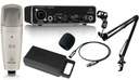 МИКРОФОН BEHRINGER C1 + ИНТЕРФЕЙС UMC 22 + НАБОР ПОДСТАВКИ