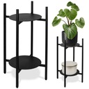 Kwietnik metalowy loftowy SAMIR RUSTIC czarny