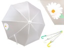 PARASOL LASKA FOLIOWY KWIATY STOKROTKA 75 CM