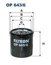 FILTRON OP 643/6 Olejový filter Výrobca dielov Filtron