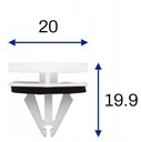 FORD GALAXY MONDEO MUSTANG S-MAX CLAMPS WCISKI MOULDINGS SILL 