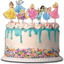 ПРИНЦЕССА ПРИНЦЕССА ТОРТ ТОПЕР ХАРАКТЕР ЧАШКИ 7 шт.