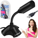 МИКРОФОН ДЛЯ КОМПЬЮТЕРА, ноутбука, проводной USB, НАСТОЛЬНЫЙ микрофон С ПОДСТАВКОЙ