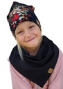 Комплект из шапки и шарфа для девочки 52-55 см.