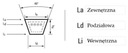 Pas Pasek klinowy A 3450 Stomil mocny Numer katalogowy części A3450