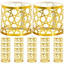 ЗОЛОТОЙ ДЕКОР СВЕЧИ-ВЕНКИ, 50 ШТ.