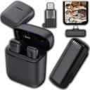 Беспроводной петличный микрофон для iPhone Android USB-C Lightning Case