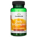 Swanson Daily B-Complex Тиамин B2 B6 B12 100 капсул