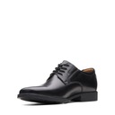 Clarks Tilden Plain Derby Męskie, Czarny - 43 Eu Oryginalne opakowanie producenta pudełko