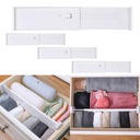4x Organizer regulowana przegroda do szuflady szafy separator organizer