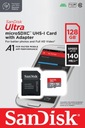 SanDisk Ultra microSDXC - Pamäťová karta 128 GB A1 Class 10 Kapacita karty 128 GB