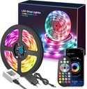 Taśma LED- Bluetooth - APLIKACJA - PILOT - TIMER - 15M RGB