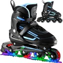 РЕГУЛИРУЕМЫЕ РОЛИКОВЫЕ КОНЬКИ С ПОДСВЕТКОЙ СО СВЕТОДИОДНЫМИ КОЛЕСАМИ 39-42