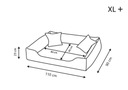 Legowisko ortopedyczne dla psa XL 110x90 łóżko wodoodporne kanapa posłanie Marka Exclusive Bed