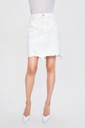 МИНИ-ЮБКА С РАЗРЕЗАМИ, БЕЛЫЕ ДЖИНСЫ ZARA 34