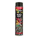 MOTIP Черный матовый акриловый лак 600мл BLACK MAT акриловый спрей