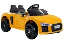 Автомобиль на аккумуляторе Audi R8 Spyder Yellow Electric Car для детей