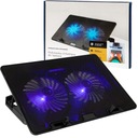 ОХЛАЖДАЮЩАЯ ПОДСТАВКА ДЛЯ НОУТБУКА USB LED 2 ВЕНТИЛЯТОРА РЕГУЛИРУЕМАЯ ПОДСТАВКА