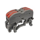 БЫСТРОСОЕДИНИТЕЛЬ СЕРАЯ РЕЙКА 2xTOR PCG222 0,08-2,5MM2