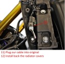 XSR 900 2022-2023 LOW LEVEL EX COMPLETE SYSTEM COLLECTOR EXHAUST MUFFLER HP3 BLACK  photo 10