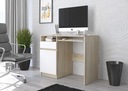 Мебельный письменный стол 96см sonoma mix белый N35L