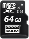 КАРТА ПАМЯТИ microSD GOODRAM UHS1 CL10 64 ГБ + ADA