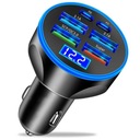 Адаптер автомобильного зарядного устройства USB C 4 USB A и 2 PD Сверхбыстрая зарядка с напряжением M