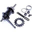 Piasta tył TORPEDO 16H oś 165 mm gwint 3/8 cala HiStop + zębatka 16T