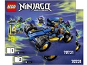 LEGO Ninjago Инструкция 70731 Джей Уокер Один