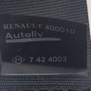 2008 RENAULT LAGUNA III ARRIÈRE CEINTURE DE SÉCURITÉ 888400010Rphoto 8