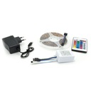 ВОДОНЕПРОНИЦАЕМАЯ СВЕТОДИОДНАЯ ЛЕНТА RGB SMD 5 м, комплект ДИСТАНЦИОННОГО IP44