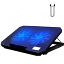 Кулер для ноутбука 15,6 дюйма с регулируемой скоростью и 2 воздухораспределителями