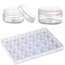 КОНТЕЙНЕРЫ 10г БАНКА ДЛЯ ДЕКОРАТОВ КАССЕТА 24 шт.