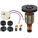 РОТОР УГЛОВОЙ ШЛИФРОВОЧНОЙ МАШИНЫ DGA452 BGA452 + ЩЕТКИ