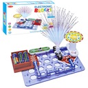 MAŁY ELEKTRONIK ZESTAW EDUKACYJNY EKSPERYMENTALNY ŚWIĘCĄCY INTERAKTYWNY