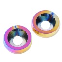 Шайбы болтов амортизаторов задние M8 alu cnc neochrome Simson DPR Performance